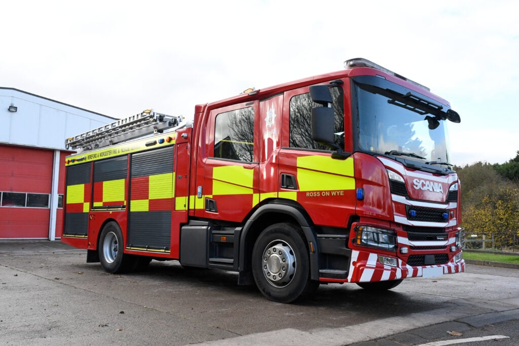Scania fire engine.