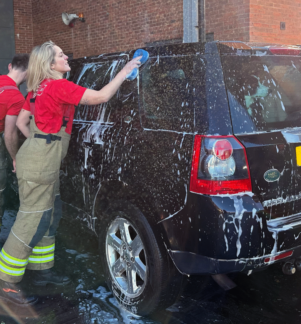 Ledbury fire station car wash