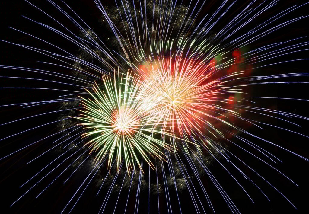 Fireworks homepage hero