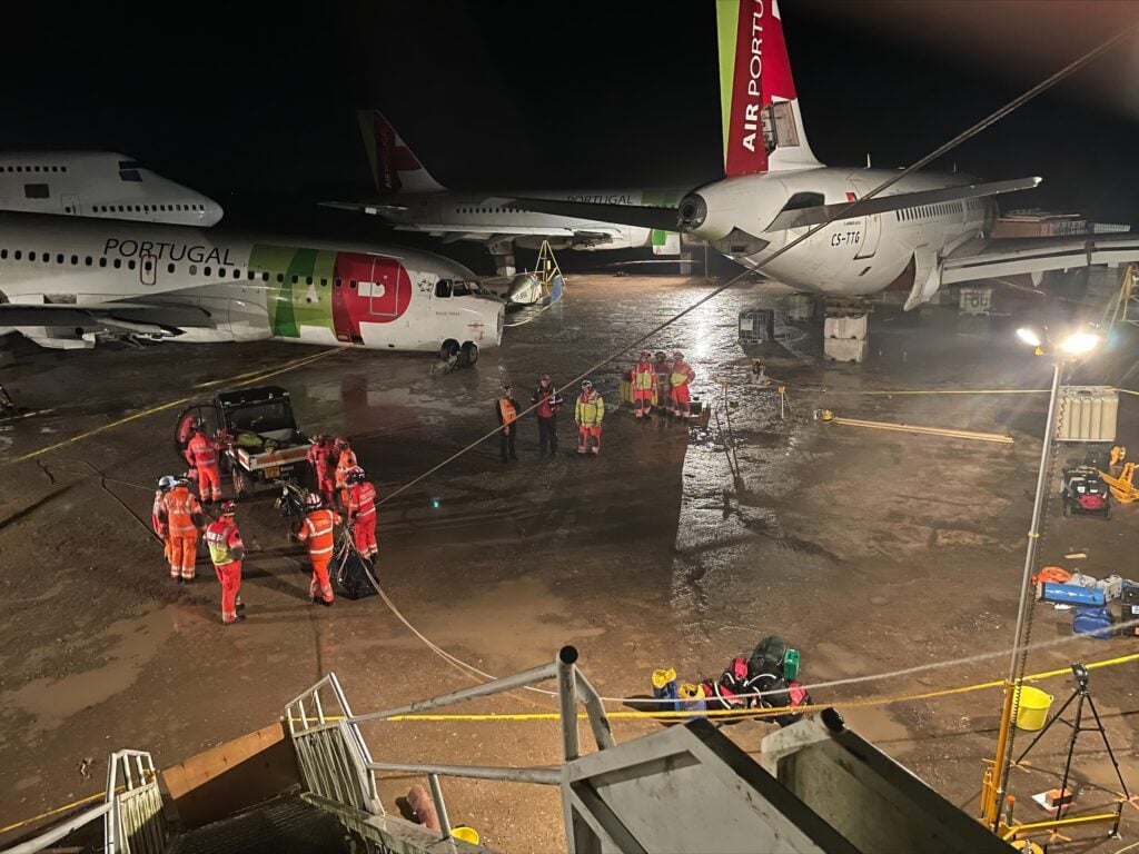 Cotswold Airport training exercise.