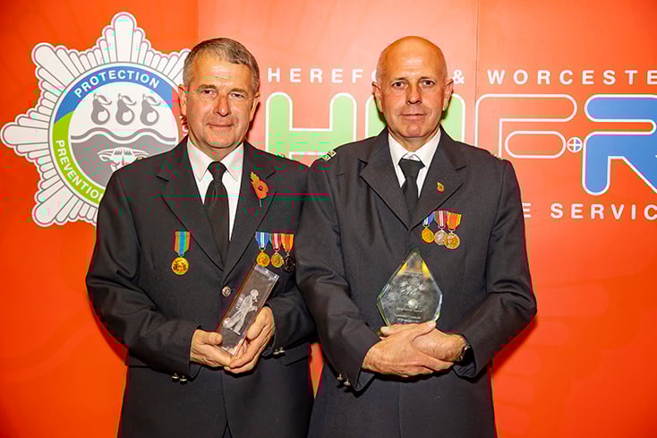 Brothers rewarded for long service at awards ceremony