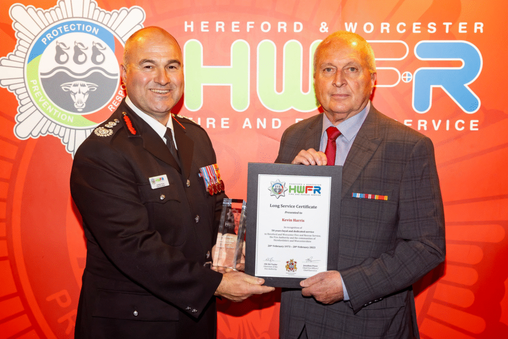 Service staff and members of the community honoured at Worcestershire awards night
