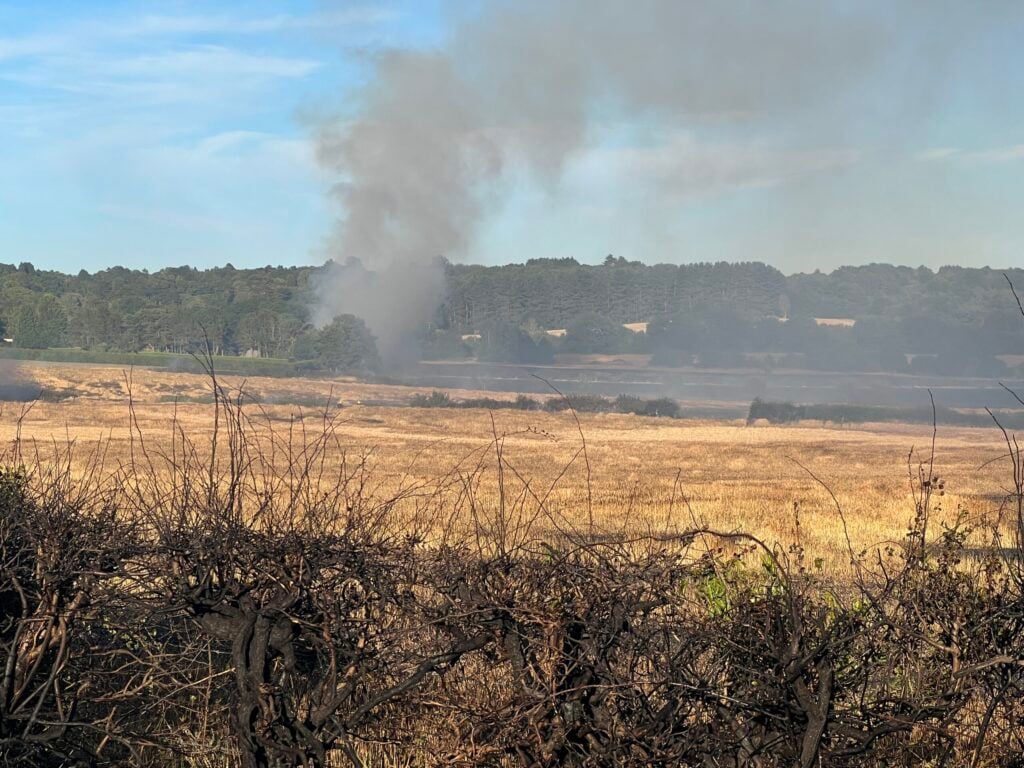 Heat Wave Open Fires across the two counties