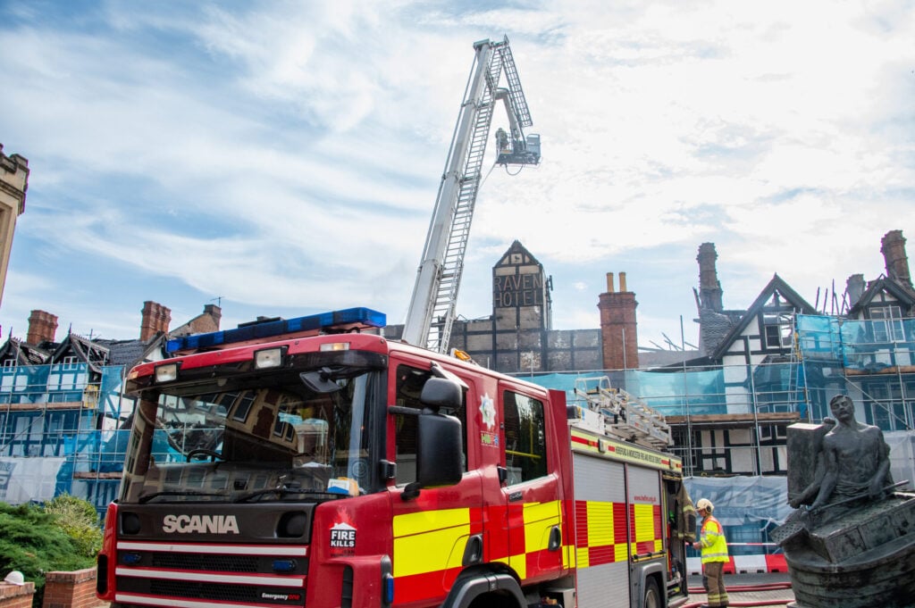 Major Fire at Raven Hotel, Droitwich – Successfully Extinguished