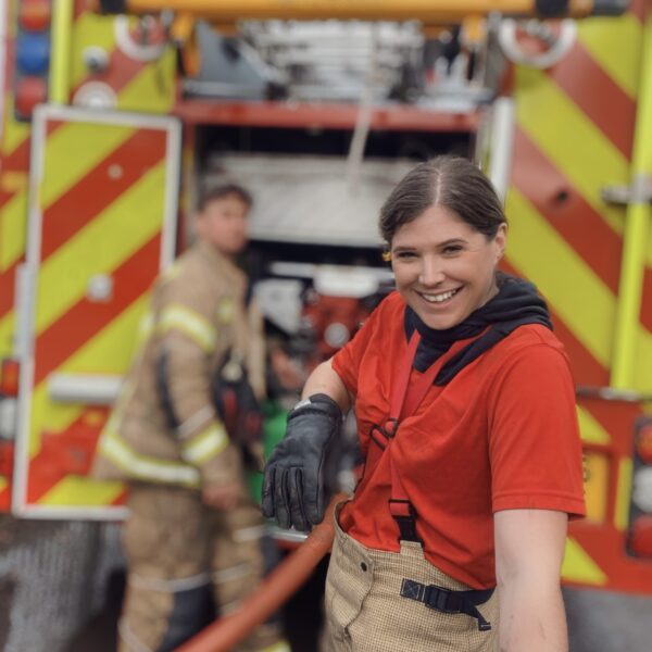 Firefighter Claire Chance