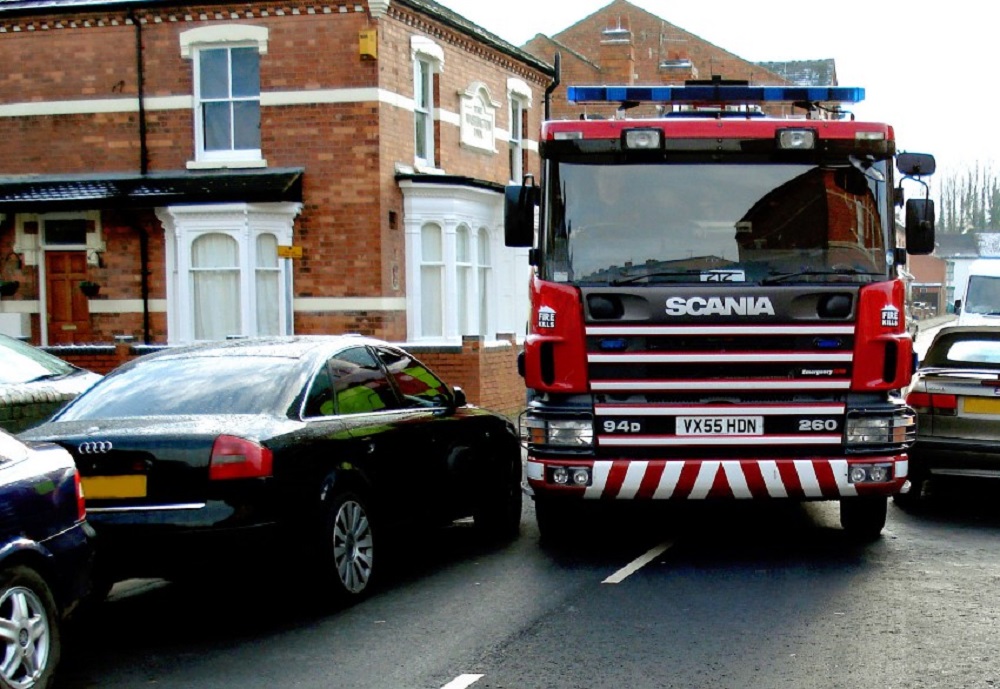 HWFRS urges people to consider access for emergency services when parking