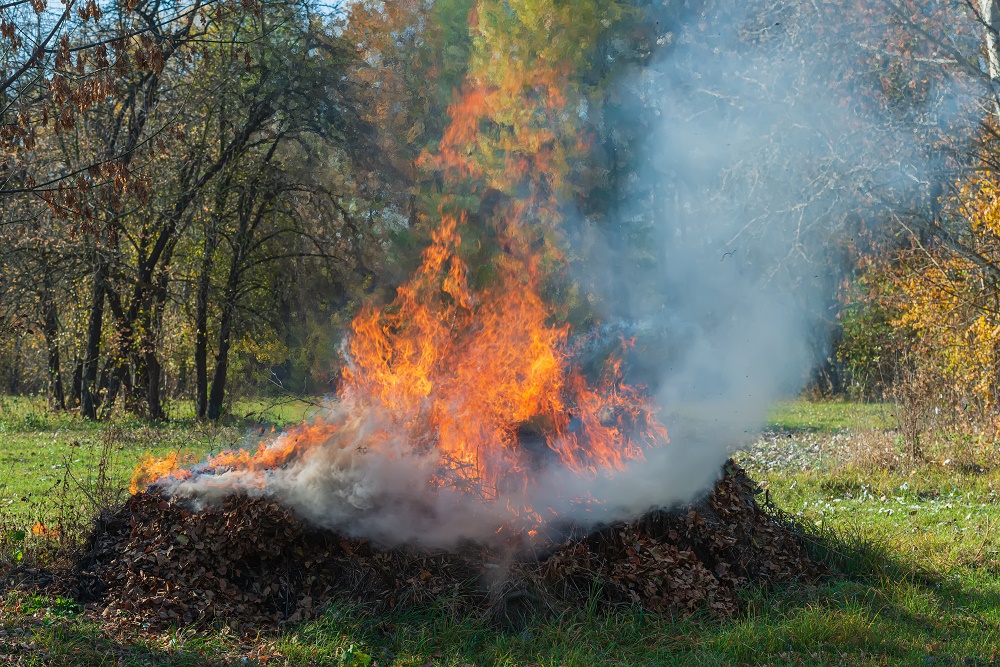 Fire safety advice on bonfires