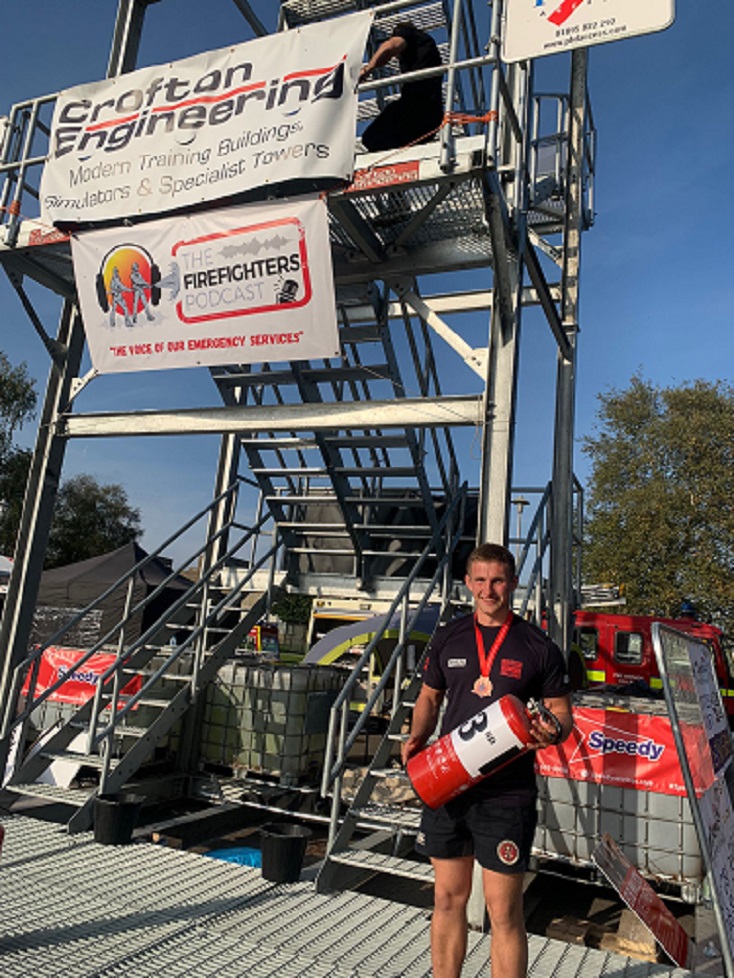 Chris Toye at Brit Firefighters Challenge for MD