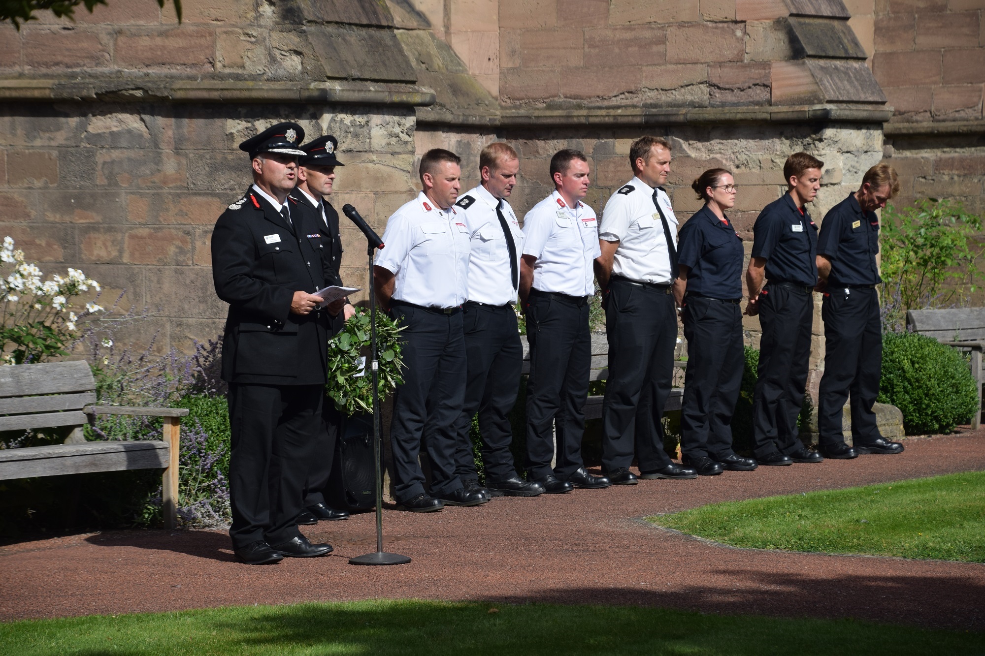Hereford & Worcester Fire and Rescue Service’s Chief Fire Officer Jon Pryce’s speech at the parade at Hereford Cathedral