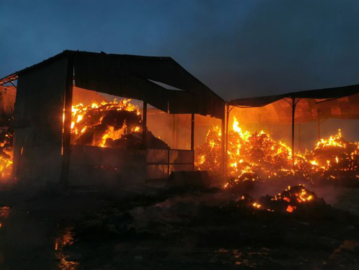 King's Pyon Barn Fire