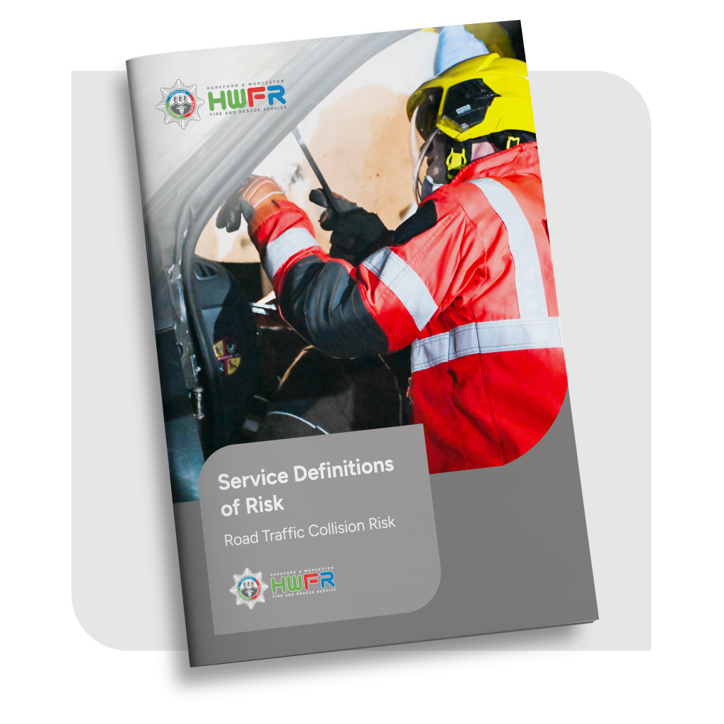 Cover image of the Service Definitions of Risk: Road Traffic Collision Risk.